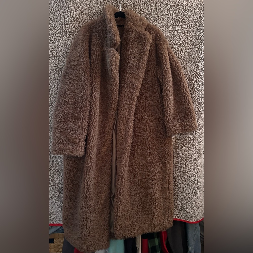 Faux Fur Long Coat